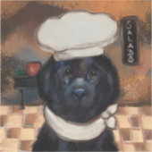 Newfoundlandhond   sticker (Voorkant)