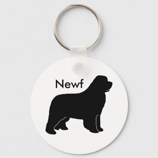 Newfy newf sleutelhanger (Voorkant)