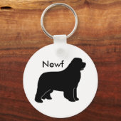 Newfy newf sleutelhanger (Voorkant)