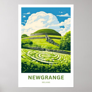 Newgrange Ireland Reisposter Poster