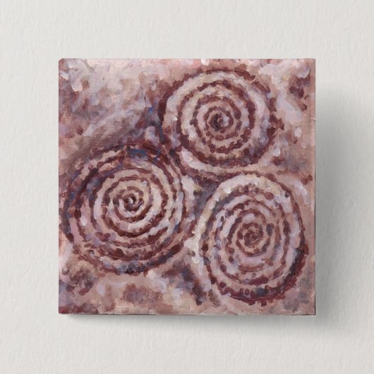 Newgrange Spiral Button (Voorkant)
