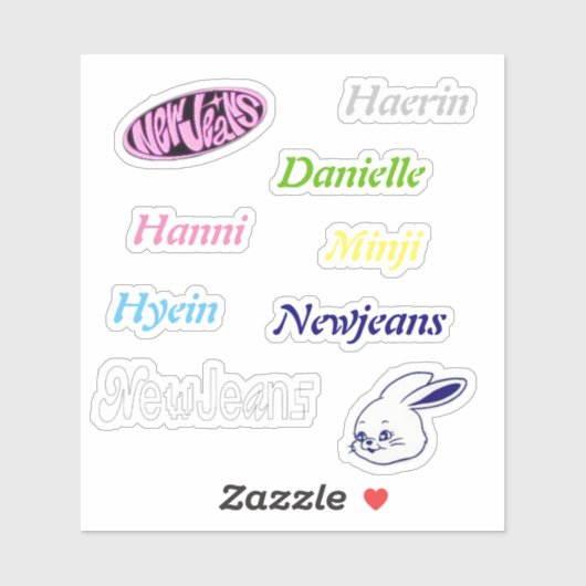 Newjeans Vinyl Stickers (Vel)