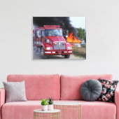 Newkirk Fire Canvas Afdruk (Insitu (Woonkamer))