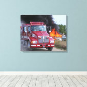 Newkirk Fire Canvas Afdruk (Insitu (Houten vloer))