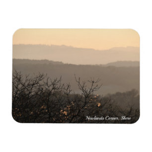 Newlands Corner, Abstract Shere Landscape Magneet