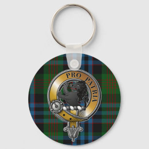 Newlands Tartan & Badge Sleutelhanger