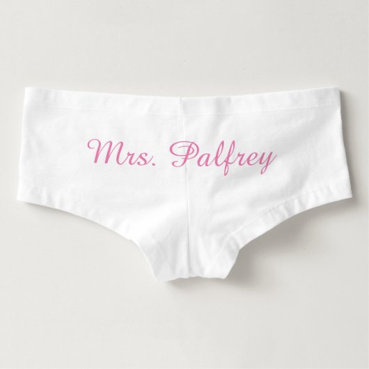 Newly Wed Bride ~ Mrs. Slip (Achterkant)