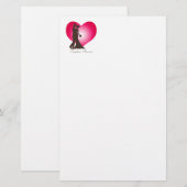Newly weddenschap briefpapier (Voorkant / Achterkant)