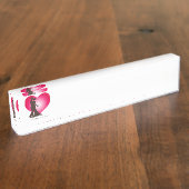 Newly weddenschap naambordje (Zijkant)