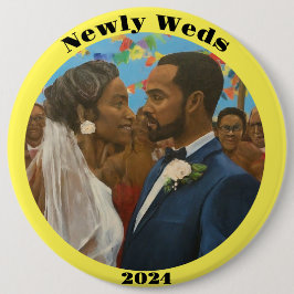 Newly Weds Ronde Button 6,0 Cm
