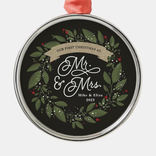 Newlywed Christmas Ornament Gift (Voorkant)