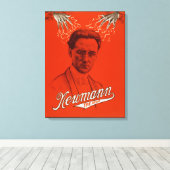 Newmann het Poster van de Grote Meren #2 Canvas Afdruk (Insitu (Houten vloer))