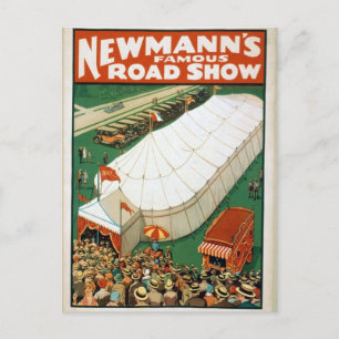 Newmanns Famous Road Show Briefkaart