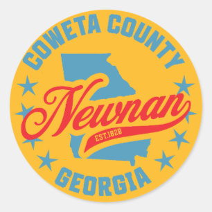 Newnan, Georgia Ronde Sticker