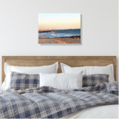 Newport Beach at Sunset, Californië Canvas Afdruk (Insitu (Slaapkamer))