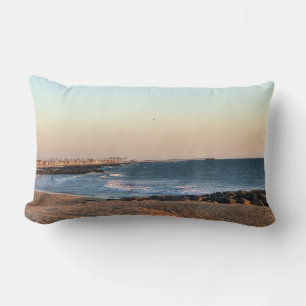 Newport Beach at Sunset, Californië Kussen