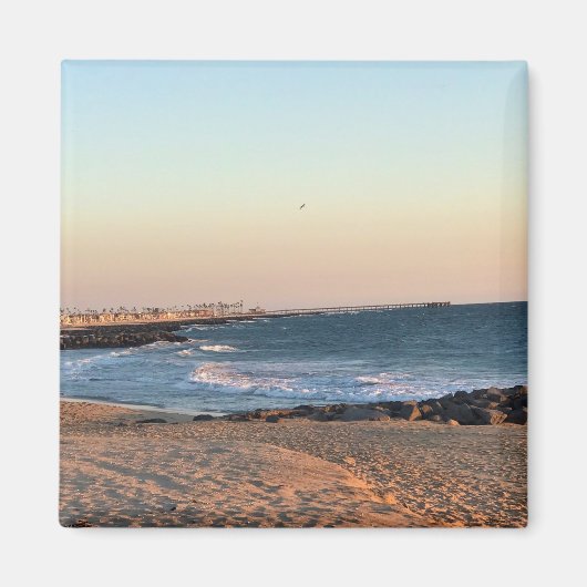 Newport Beach at Sunset, Californië Magneet (Voorkant)