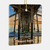 Newport Beach Balboa Pier Keramisch Ornament (Rechts)