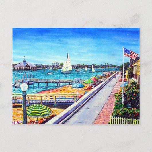 Newport Beach Briefkaart (Voorkant)