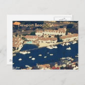 Newport Beach, CA Briefkaart (Voorkant / Achterkant)