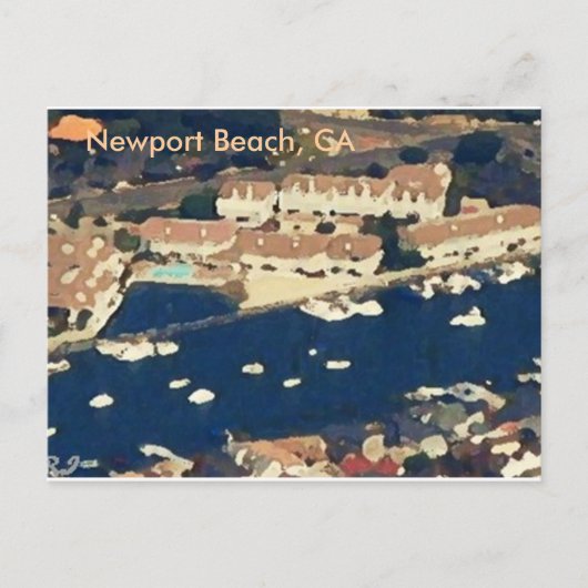 Newport Beach, CA Briefkaart (Voorkant)