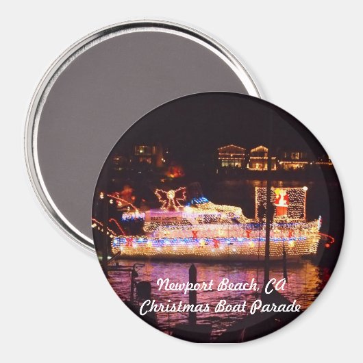 Newport Beach, CA Fridge Magnet (Recto/Verso)