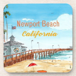 Newport Beach California Coaster Bier Onderzetter