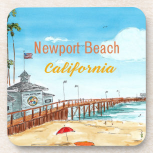 Newport Beach California Coaster Bier Onderzetter