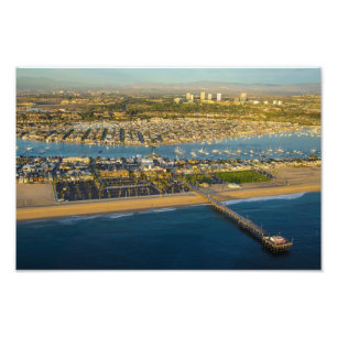 Newport Beach California Foto Afdruk