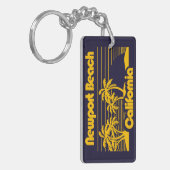 Newport Beach California Sleutelhanger (Voorkant Links)