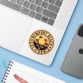 Newport Beach California  Souvenirs Sticker (Laptop met iPhone)