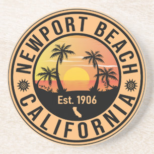 Newport Beach California Souvenirs Zandsteen Onderzetter
