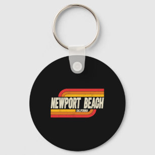 Newport Beach Californië Ca Stad Vintage Sleutelhanger