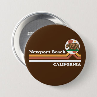  Newport Beach Californië Ronde Button 7,6 Cm