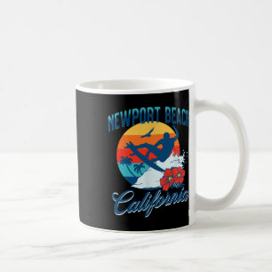 Newport Beach Californië Surfen Zomer Vakantie Vin Koffiemok