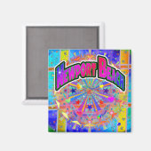 Newport Beach Cosmic Unity Magnet Magneet (Voorkant / Achterkant)