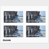 Newport Beach - Stickers Rectangle, Glossy (Feuille)