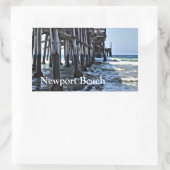 Newport Beach - Stickers Rectangle, Glossy (Sac)