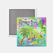 Newport Beach Timeless Melody Magneet (Voorkant / Achterkant)