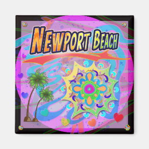Newport Beach True Progress Magnet Magneet