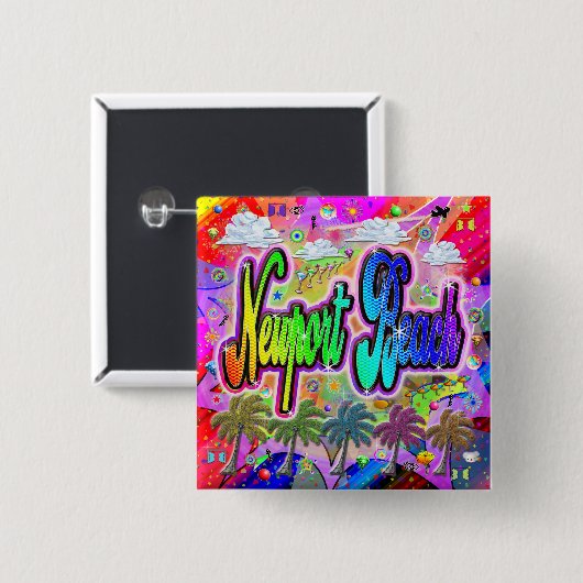 Newport Beach Vista Express Button (Voorkant /achterkant)