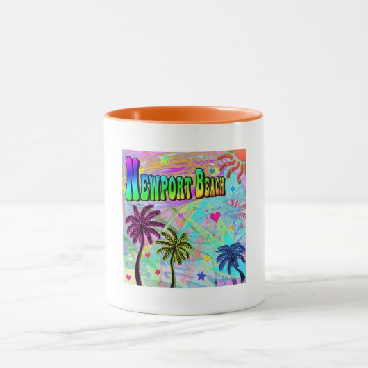 Newport Beach Vivid Romance Mug (Centre)