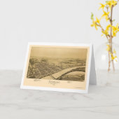 Newport, carte panoramique de PA - 1895 (Fleur jaune)