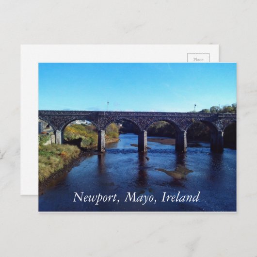 Newport, Co Mayo Carte Postale (Devant / Derrière)