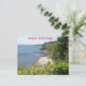 newport , eiland rhode briefkaart (Staand voorkant)