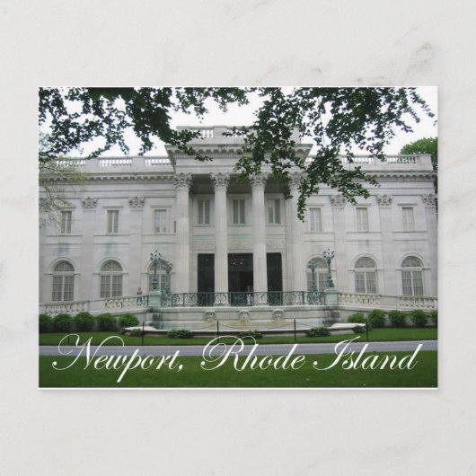 Newport Mansion Briefkaart (Voorkant)