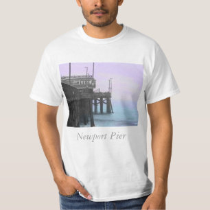 Newport pier geüpload t-shirt