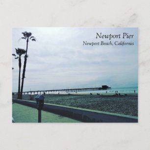 Newport Pier, Newport Beach, Californië Briefkaart
