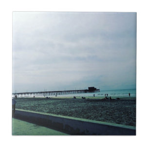 Newport Pier, Newport Beach, Californië Tegeltje