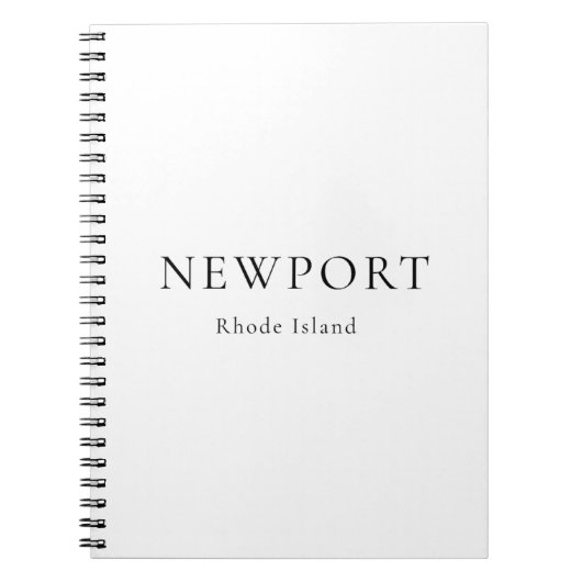 Newport Rhode Island Cahier (Devant)
